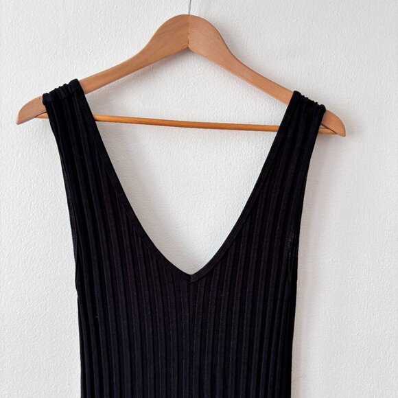 Simon Miller Moa Ribbed Jumpsuit in Black - Picture 4 of 7